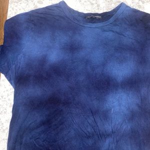 Brandy Melville blue tie dye t-shirt dress